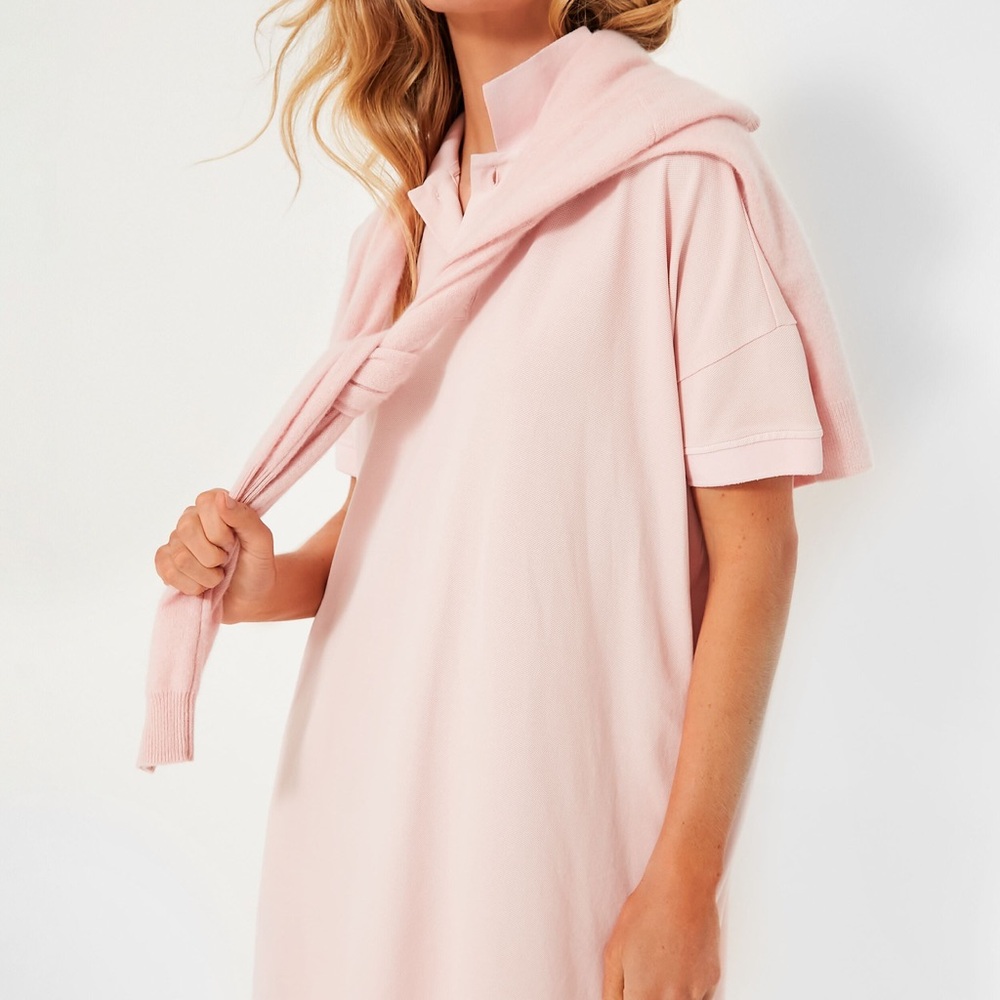 Tuckernuck Pink Pique Polo Dress